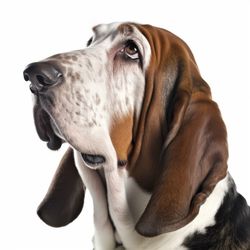 Portrait of Basset Hound