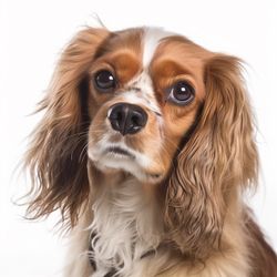 Portrait of Cavalier King Charles Spaniel