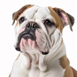 Portrait of English Bulldog