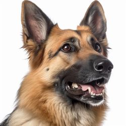 Portrait of German Shepherd