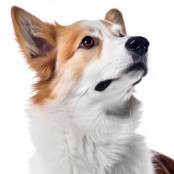 Portrait of Pembroke Welsh Corgi