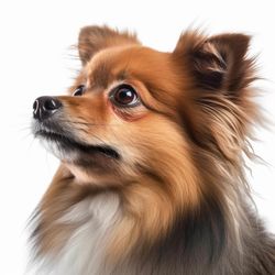 Portrait of Pomeranian