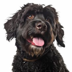 Portrait of Portuguese Water Dog