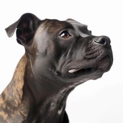 Portrait of Staffordshire Bull Terrier