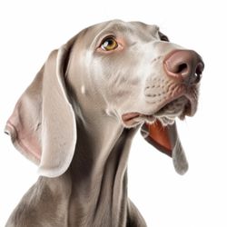 Portrait of Weimaraner