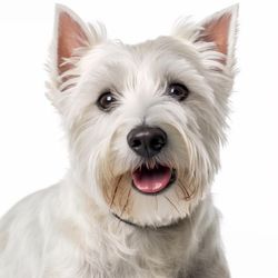 Portrait of West Highland White Terrier